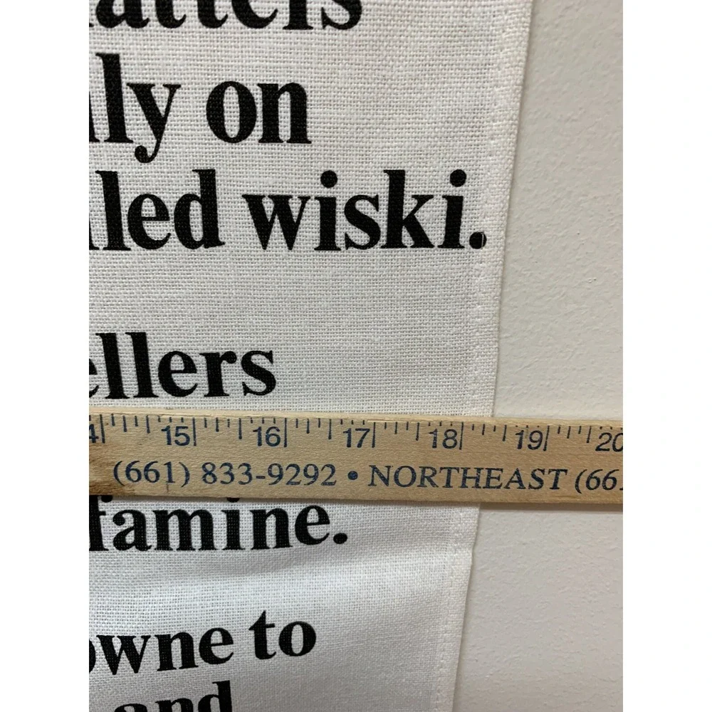 Vintage Irish Linen The Ancient Game of Golf Tea Towel Wall Hanging
